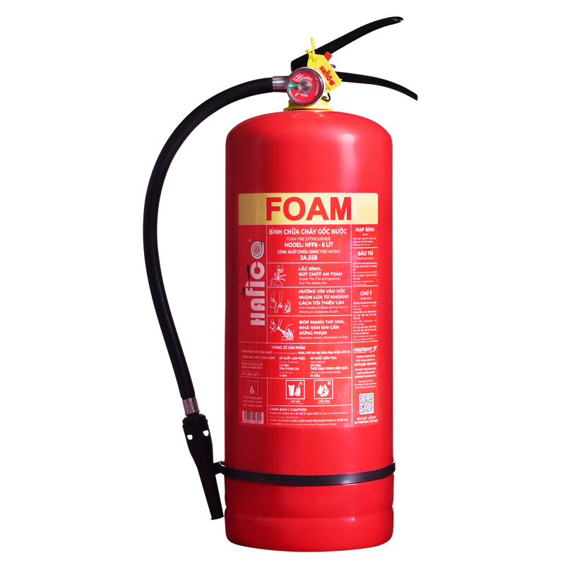 Bình chữa cháy bọt foam 6L Hafico HFF6