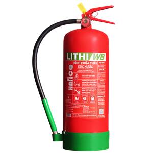 Bình chữa cháy pin lithium-ion 6L Hafico LITHI/WB